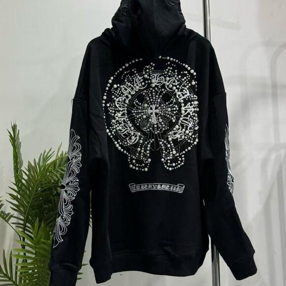 Classic Chrome Hearts Hoodie Black